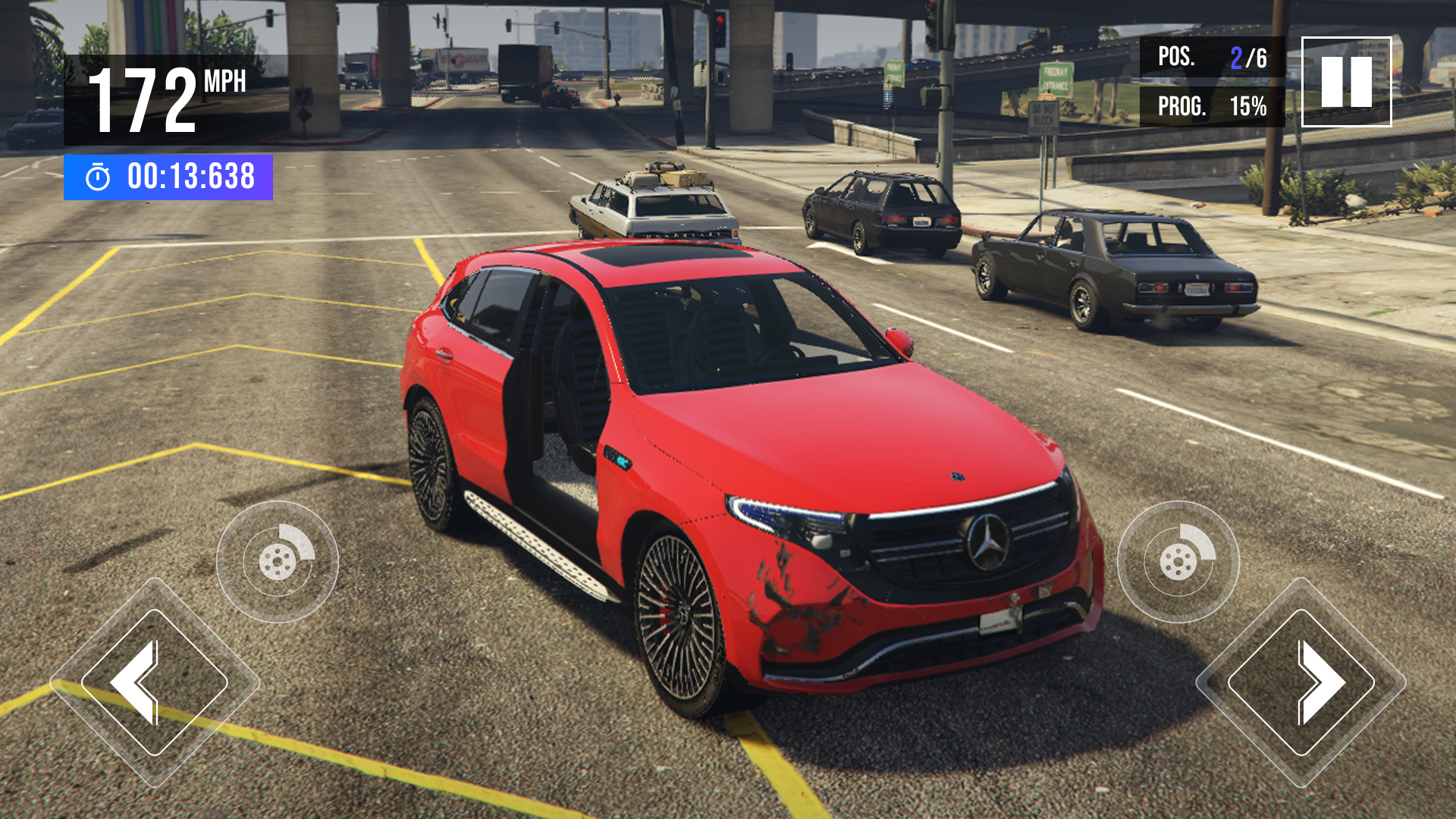 Drive Mercedes EQS: Car Sim Game Screenshot