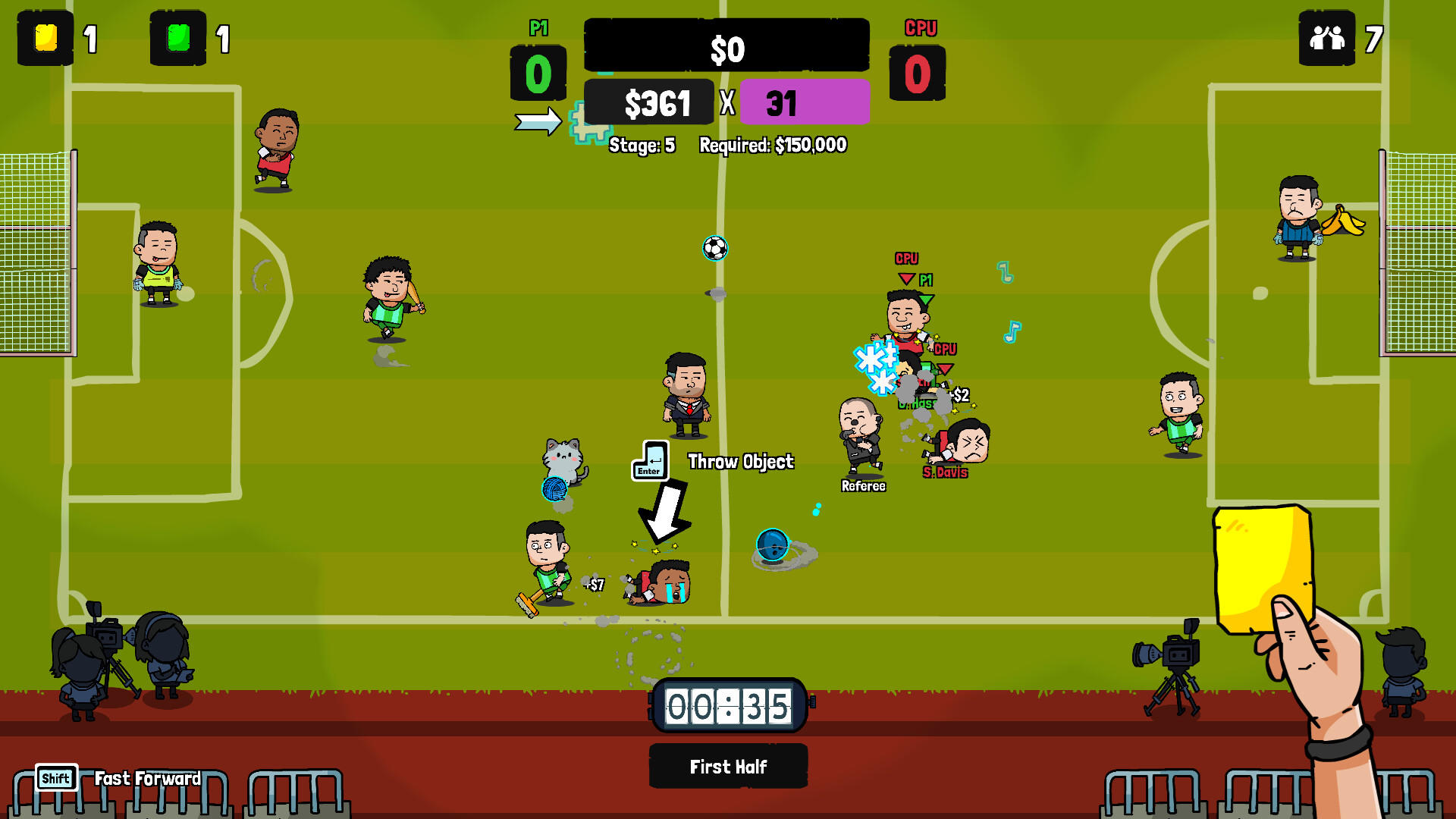 Super Senseless Soccer Game Screenshot