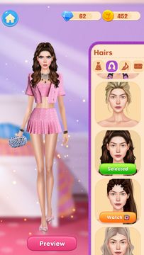 Fashion Dress up Makeup Show Game Screenshot