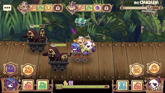 LINE トロッコウォーズ Game Screenshot