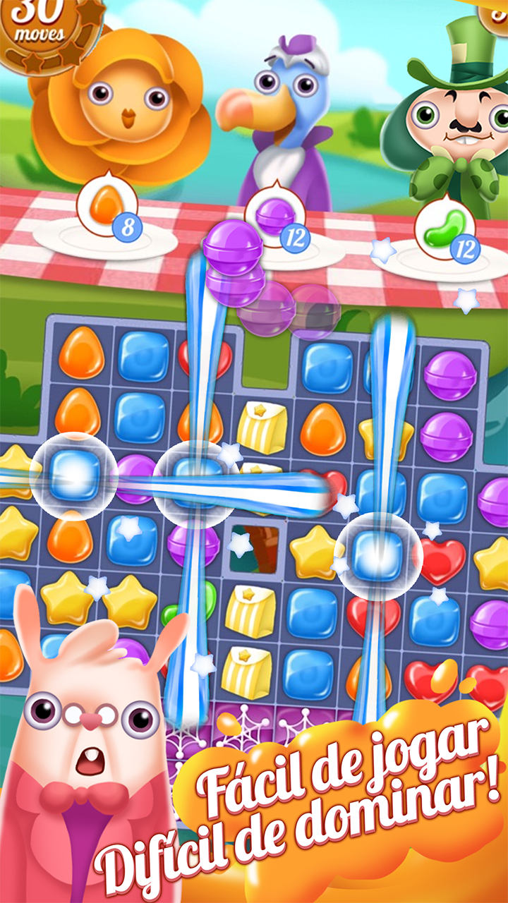 Captura de Tela do Jogo Juicy Candy Blast