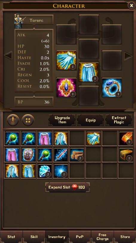 Infinity RPG ภาพหน้าจอเกม