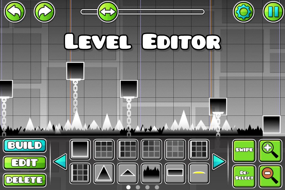 Screenshot of Geometry Dash