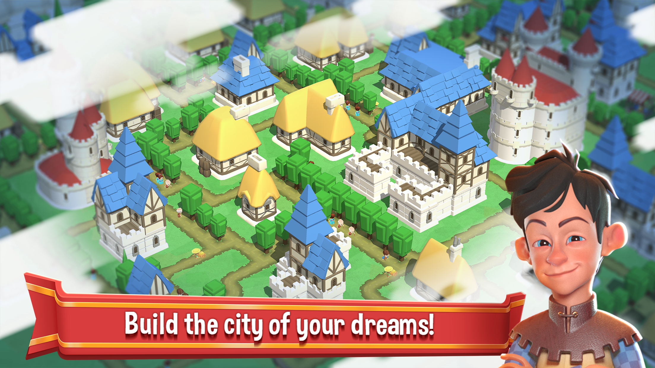 Screenshot 1 of Crafty Town - Construtor de cidades ociosas 