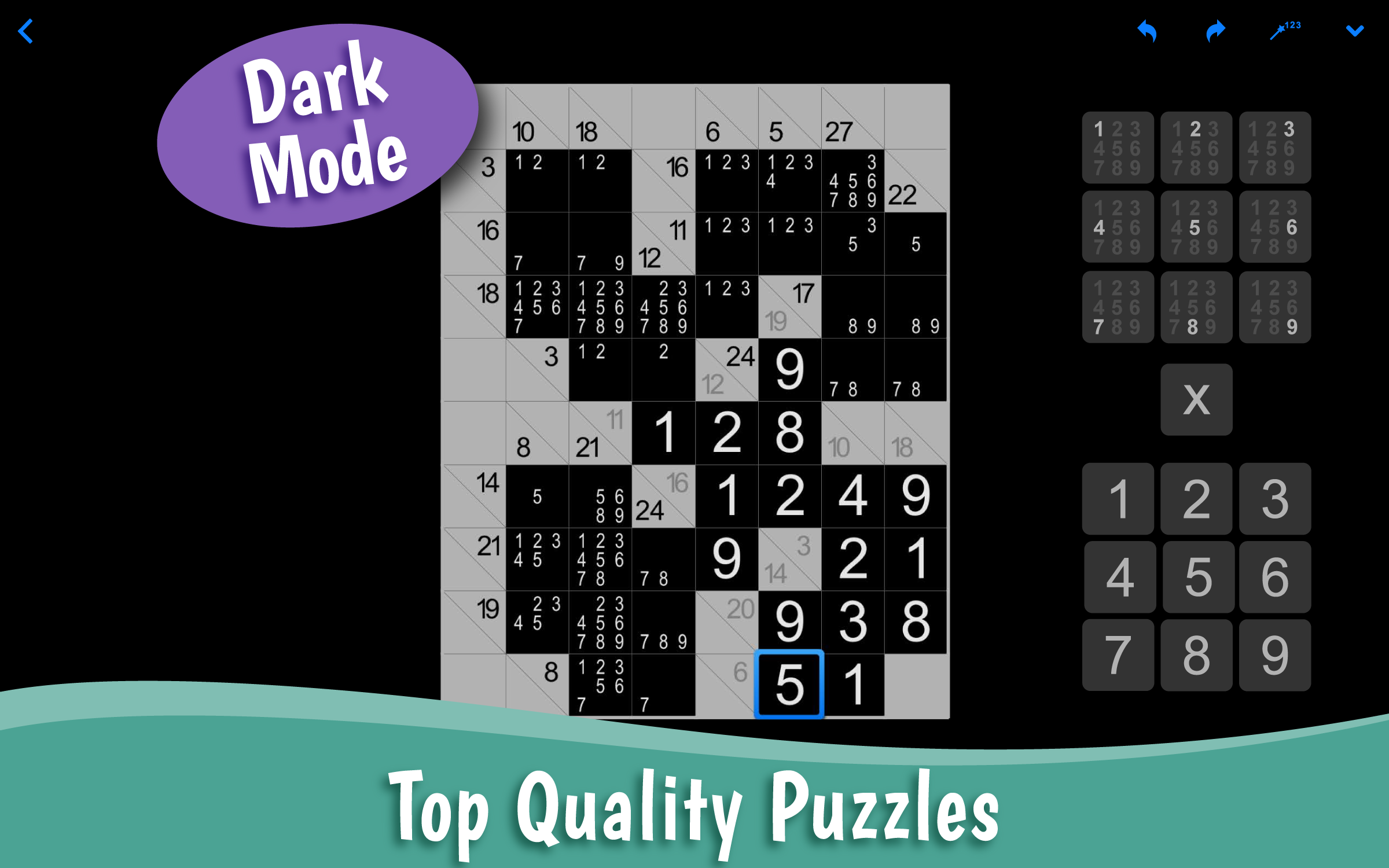 Kakuro: Number Crossword Game Screenshot