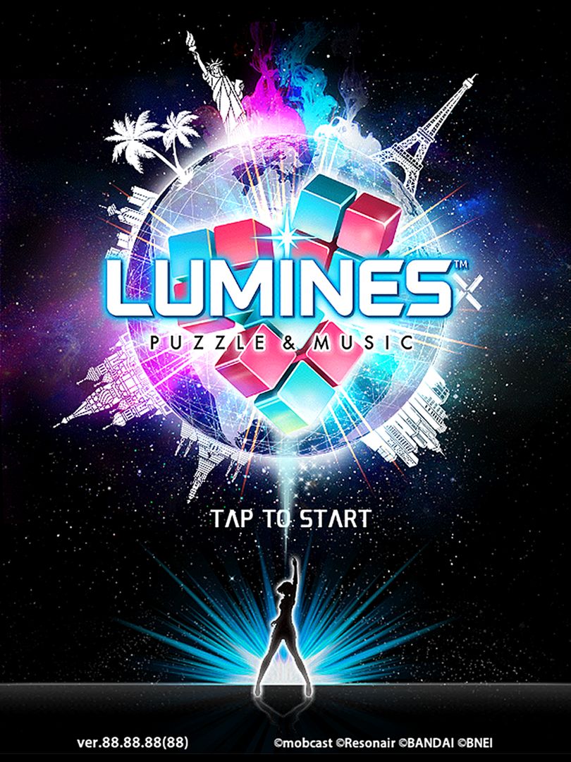 LUMINES パズル&ミュージック ภาพหน้าจอเกม