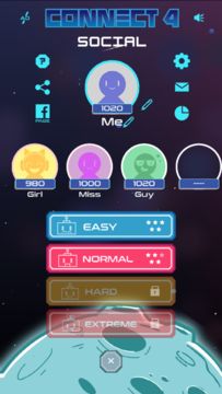 Connect 4 Social Game Screenshot