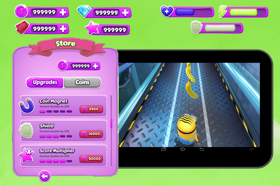 Banana Rush Game Screenshot