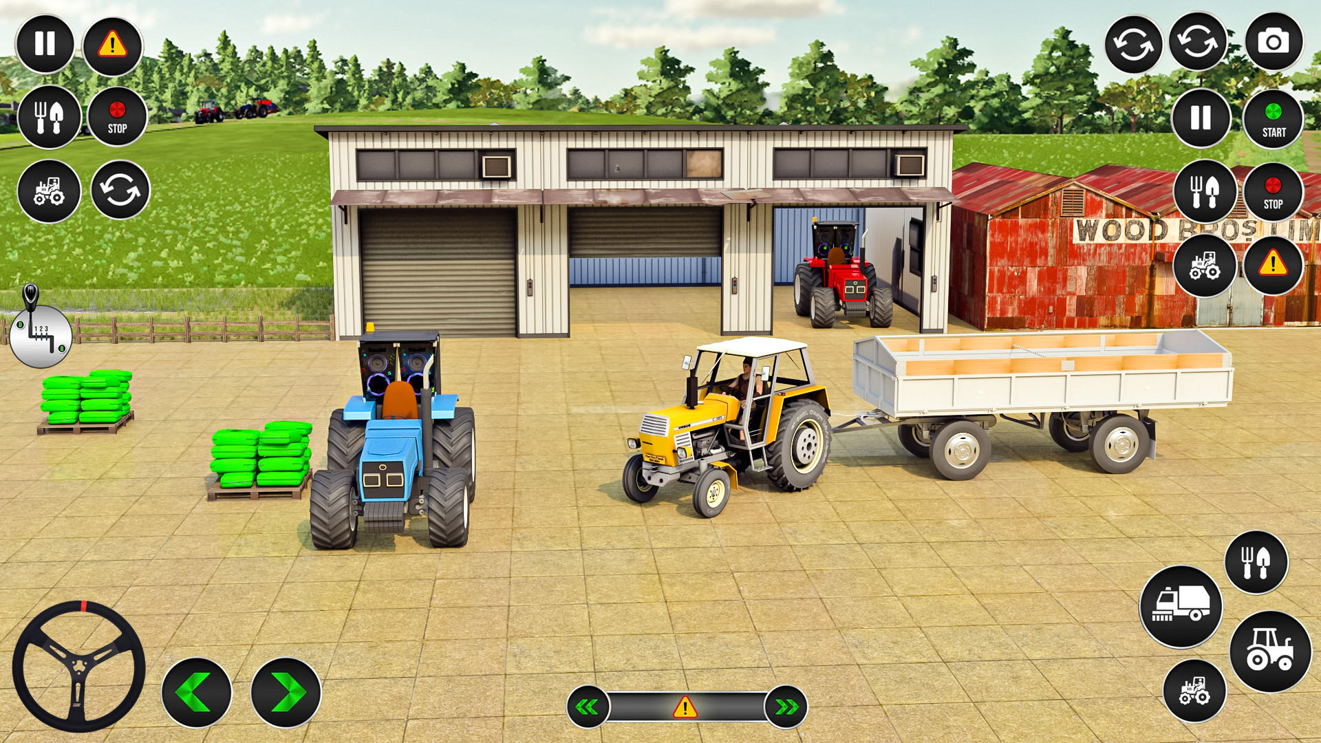 Screenshot of Farming Tractor Driving 3d