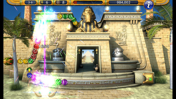 Screenshot of Luxor 2 HD