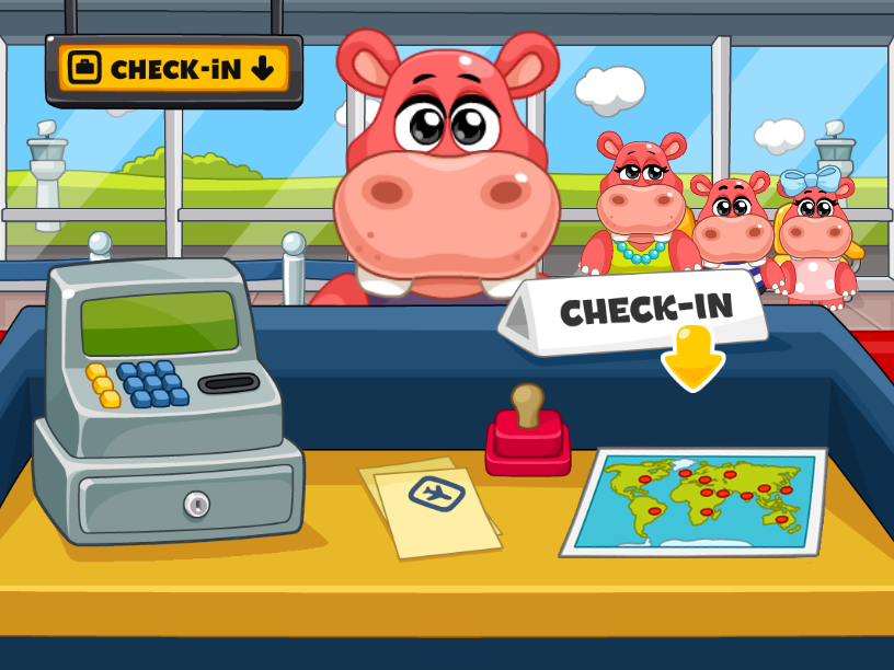 Kids Airport Adventure Game Screenshot