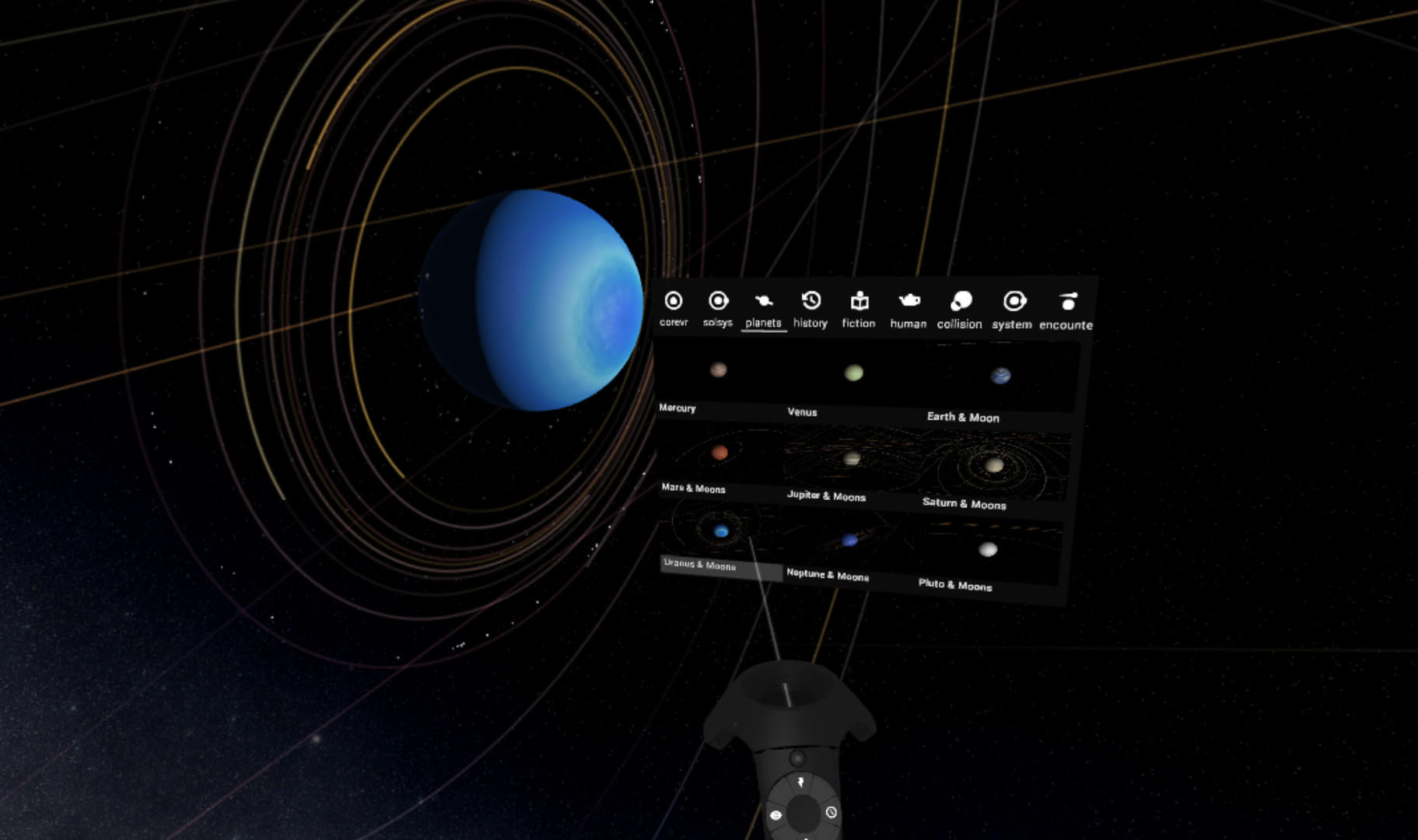 Screenshot of Universe Sandbox