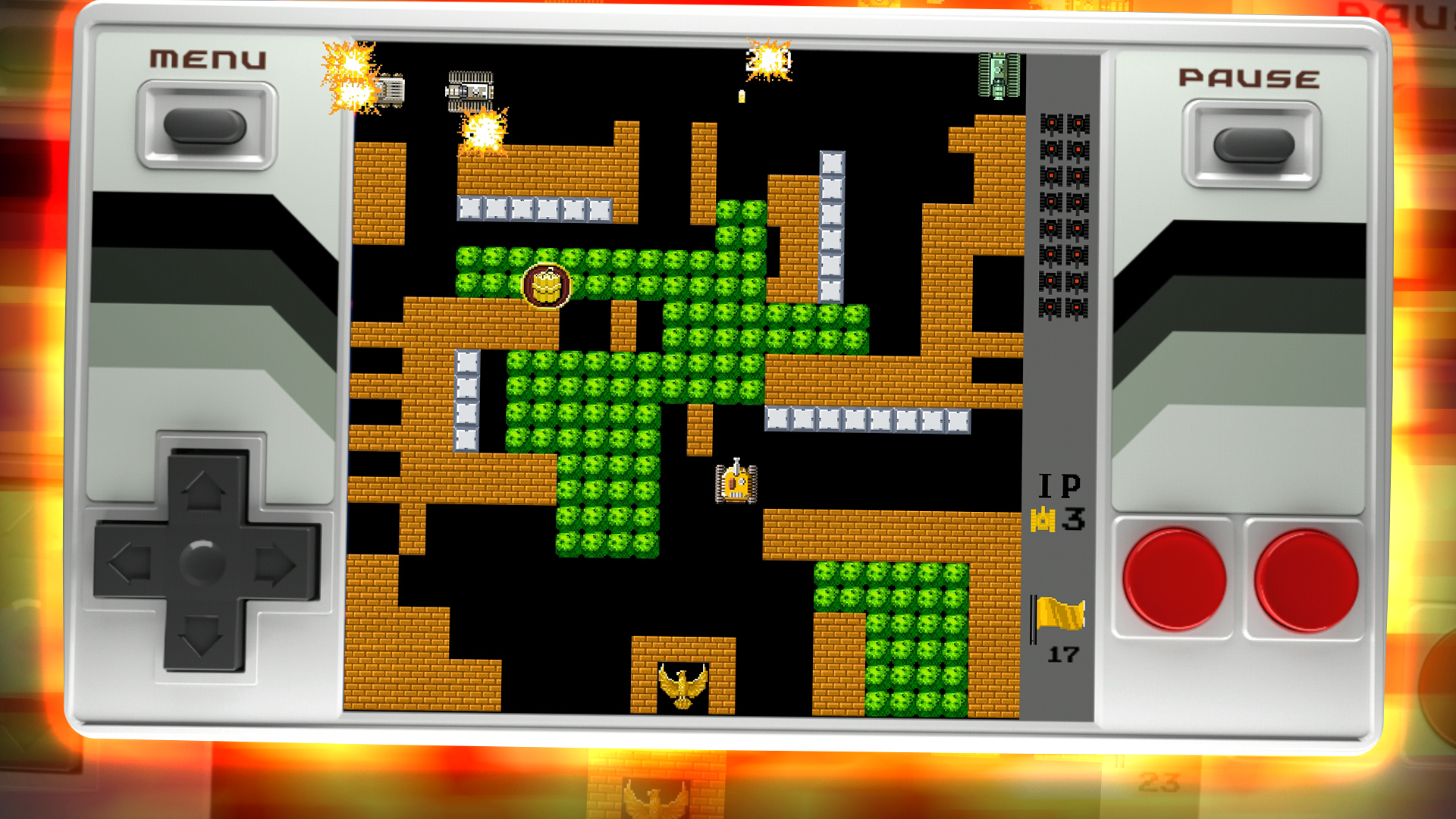 Dendy Tanks Game Screenshot