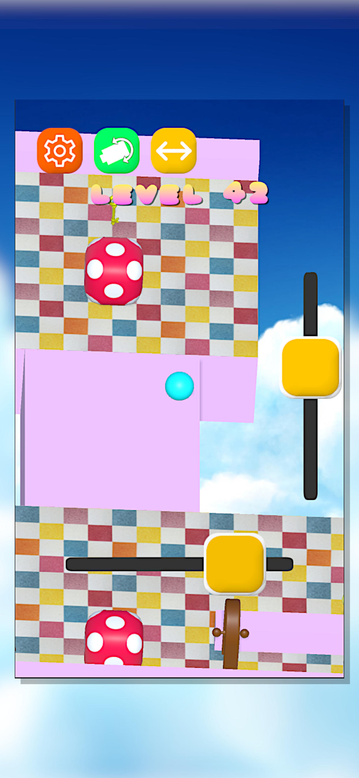 RollingFlagBall Game Screenshot