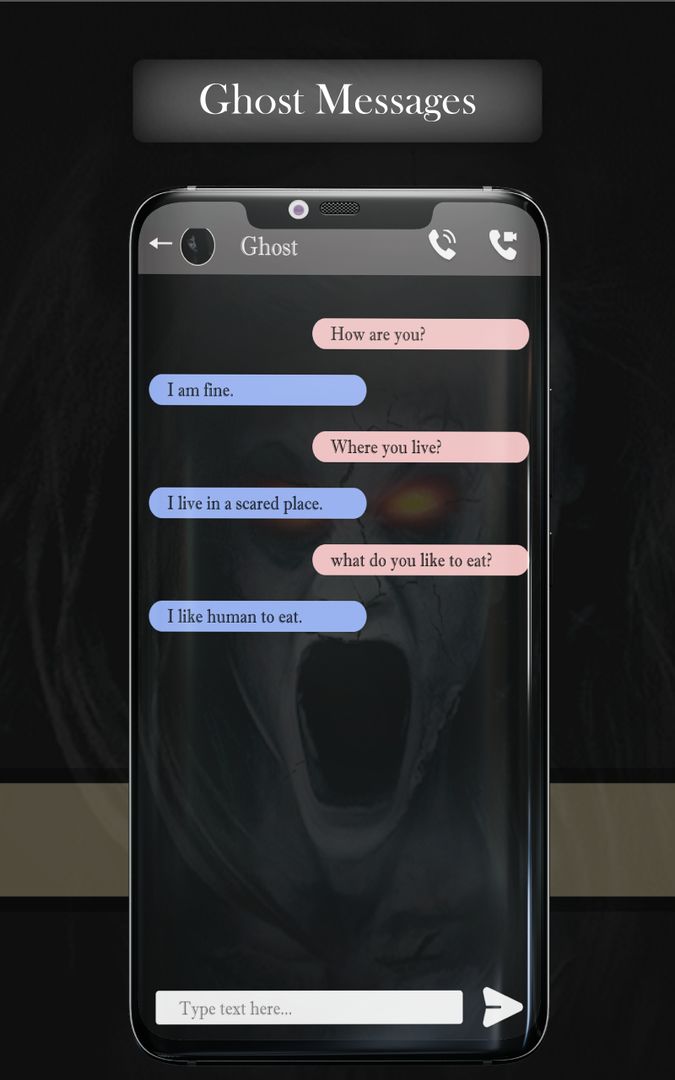 Ghost Calling Prank-Ghost Call screenshot game