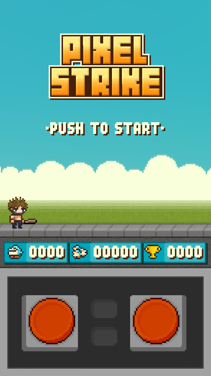 Pixel Strike 2D Game Screenshot