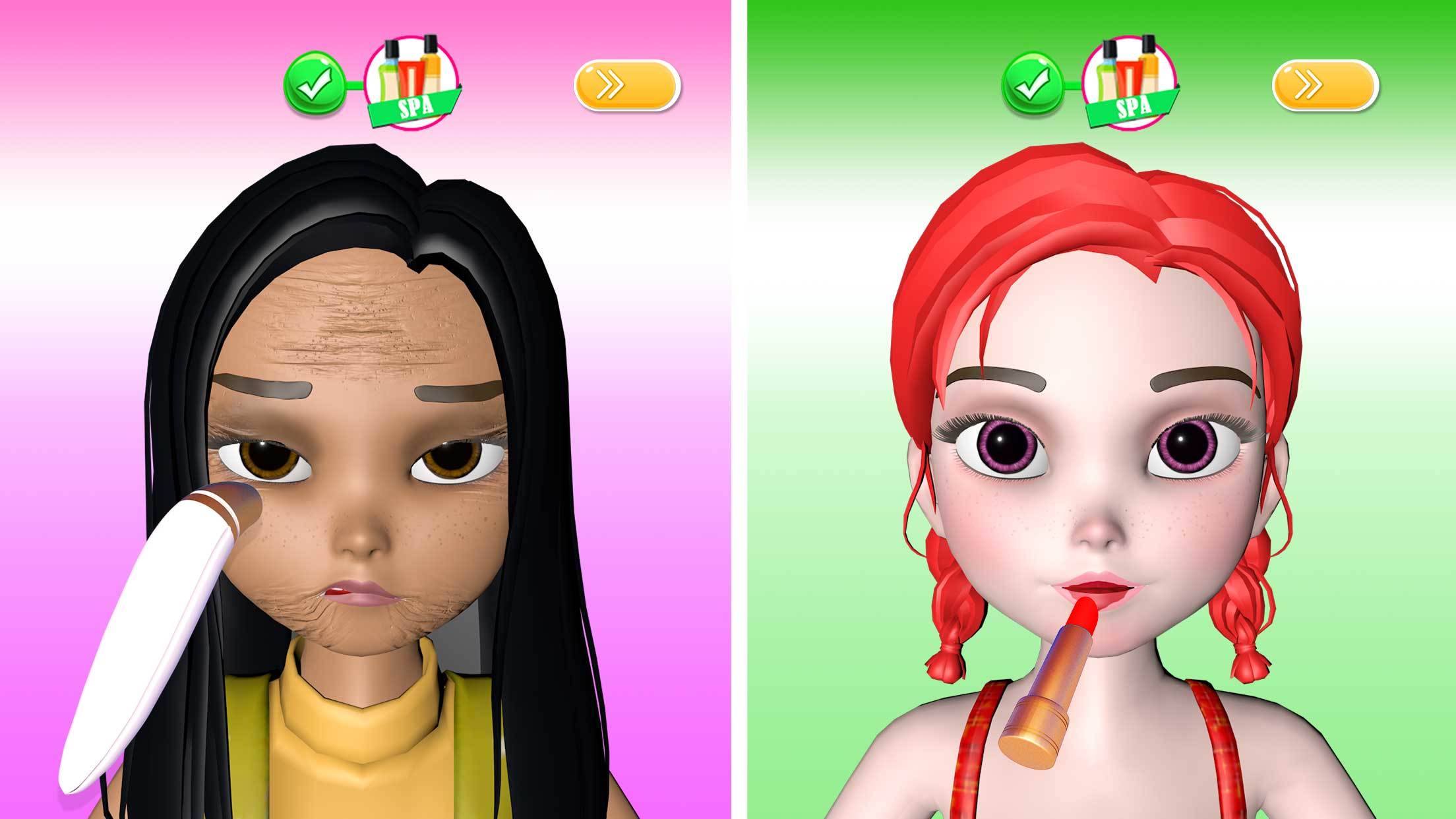 Скриншот игры Makeup Games DIY Makeover