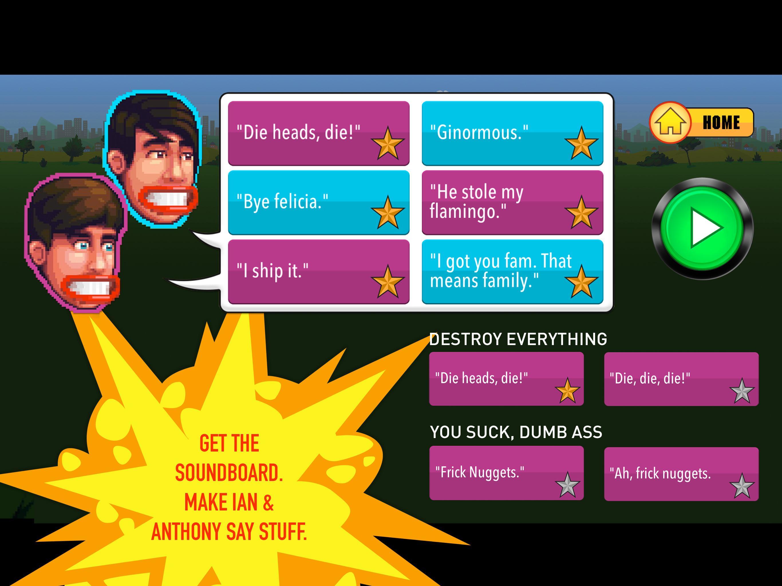 Smosh Super Head Esploder X Game Screenshot
