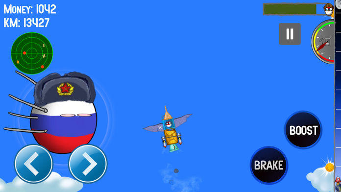Polandball: Can into Space Game Screenshot
