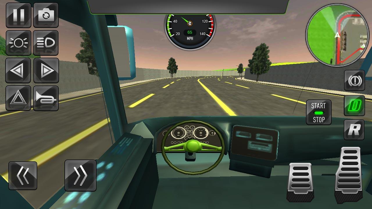 Bus Driving Simulator Game Screenshot