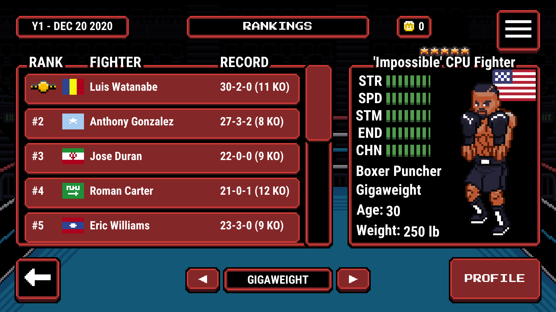 Prizefighters 2 ภาพหน้าจอเกม