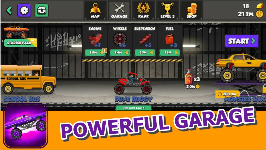 Car Hill : 4x4 Climb Racing screenshot game