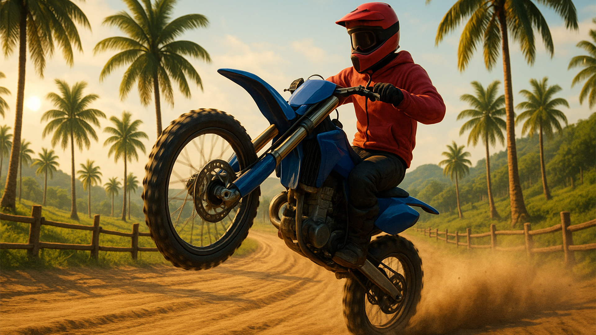 Cuplikan Layar Game Dirt Bike Game - Bike Stunt