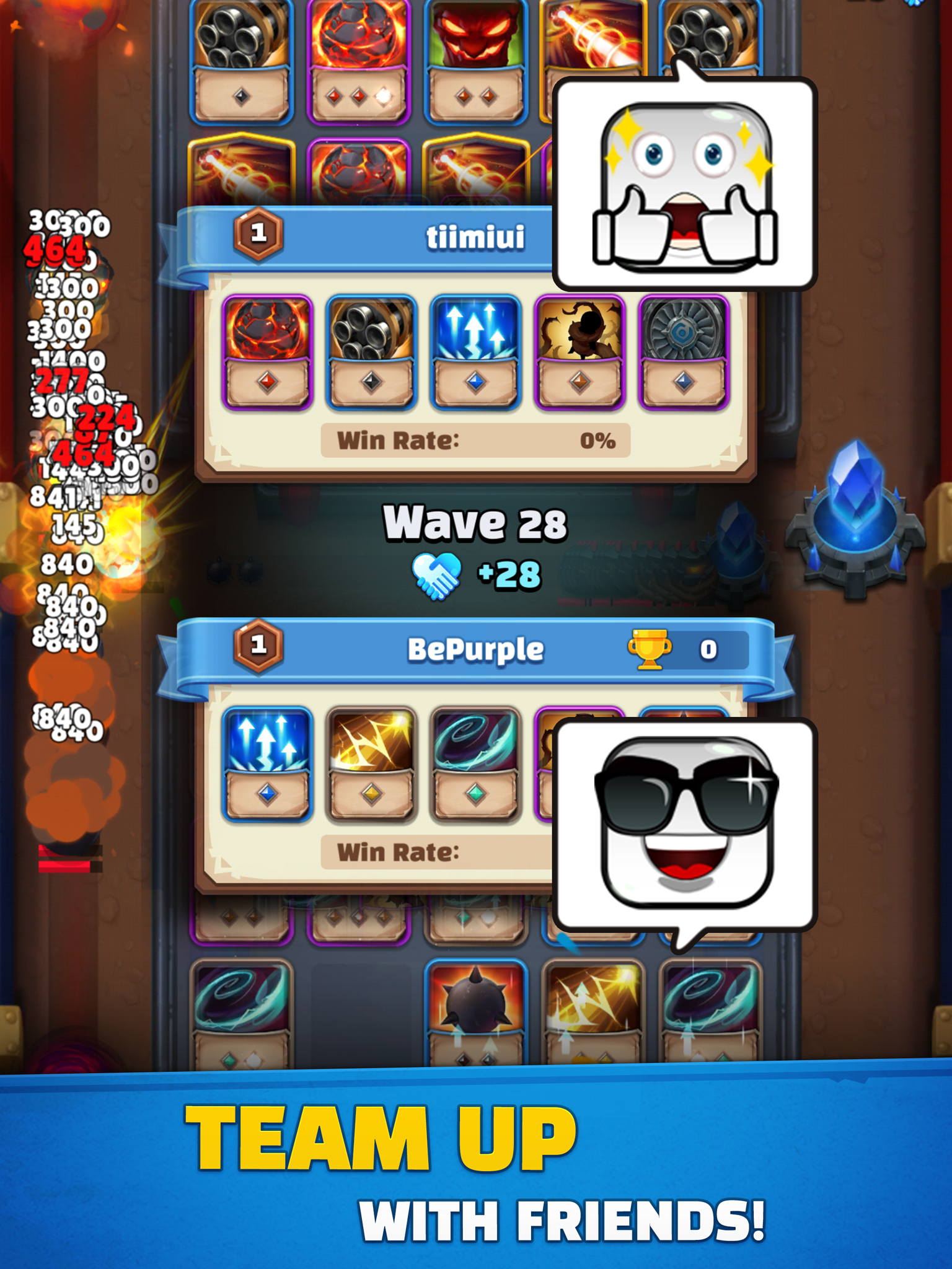 Random Card Defense Game Screenshot