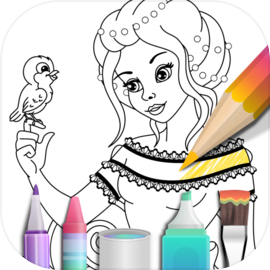 Princess coloring book