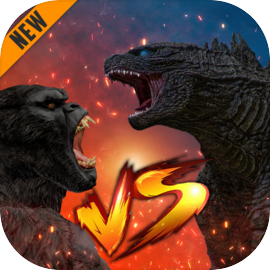 Godzilla & Kong 2021: Angry Monster Fighting Games