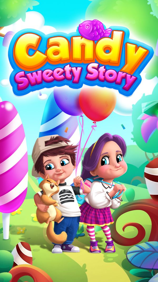 사탕 과자 이야기 게임 스크린 샷