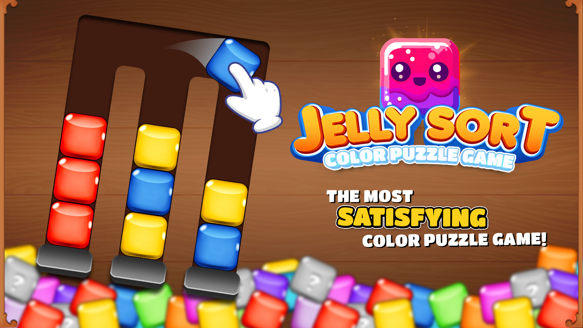 Jelly Sort: Color Puzzle Game Game Screenshot