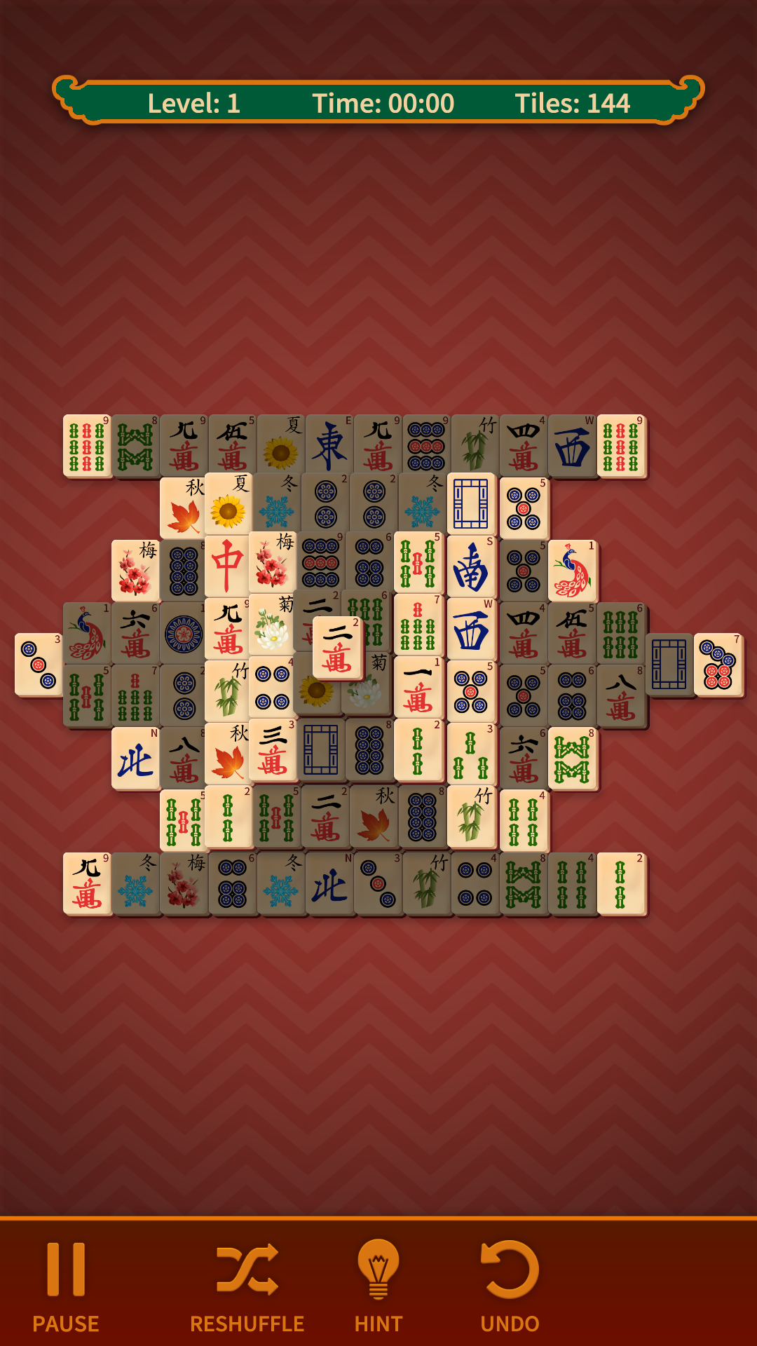 Screenshot 1 of Mahjong Solitaire Klasik 1.1.32