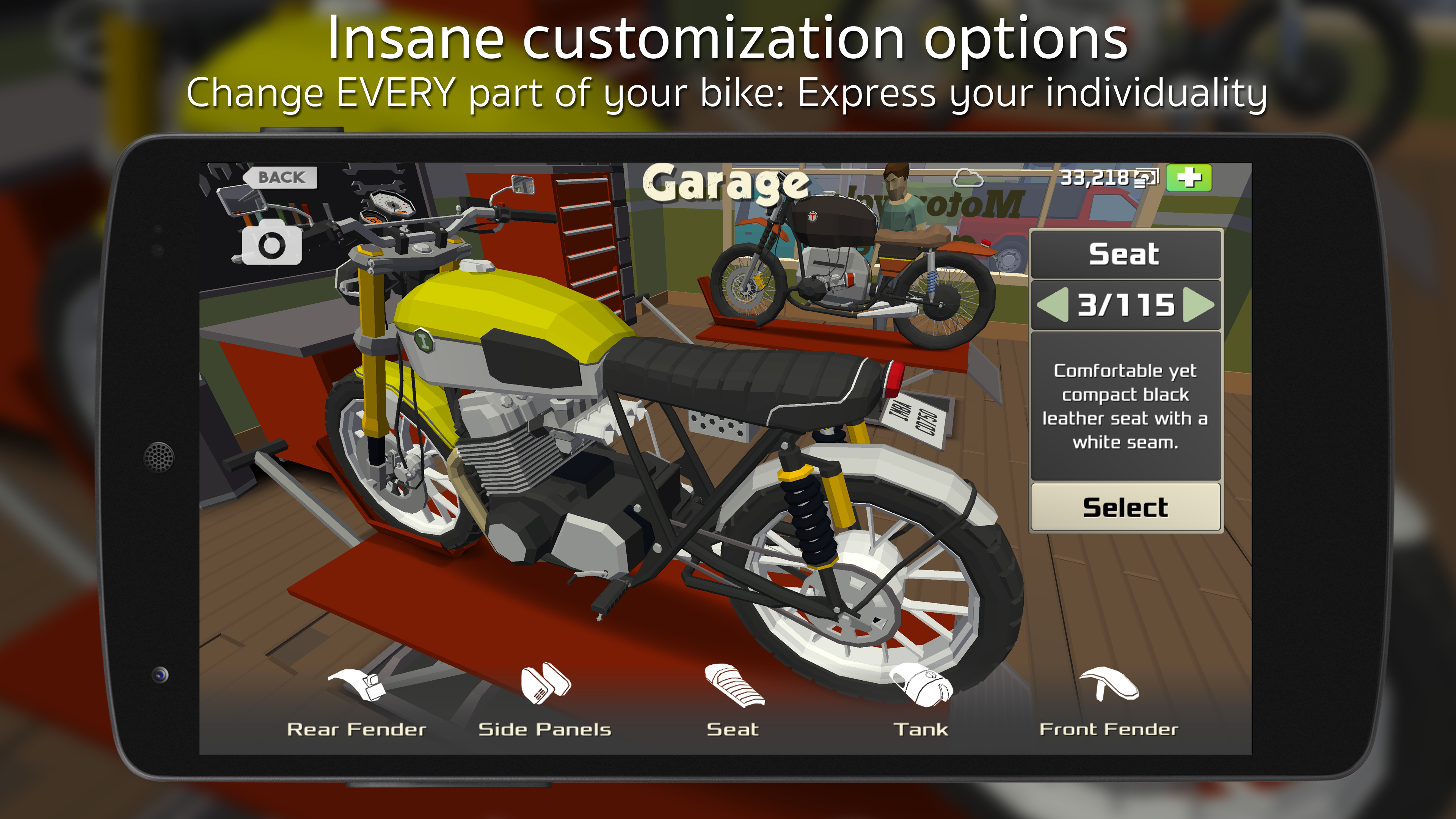 Cafe Racer Game Screenshot