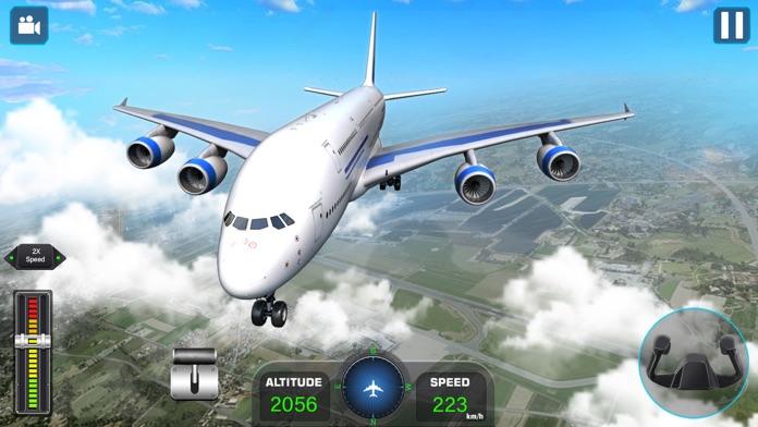 Airplane Flying Simulator 3D Game Screenshot