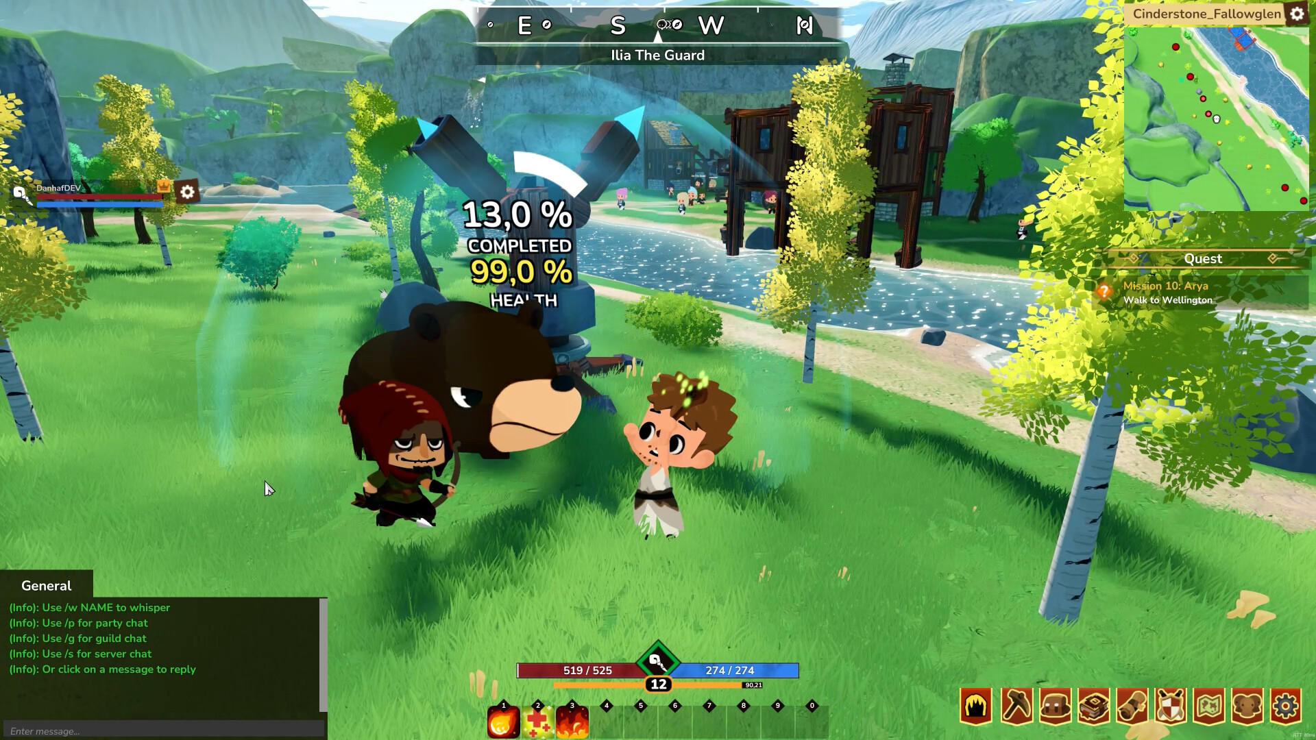 Cinderstone Online 게임 스크린샷
