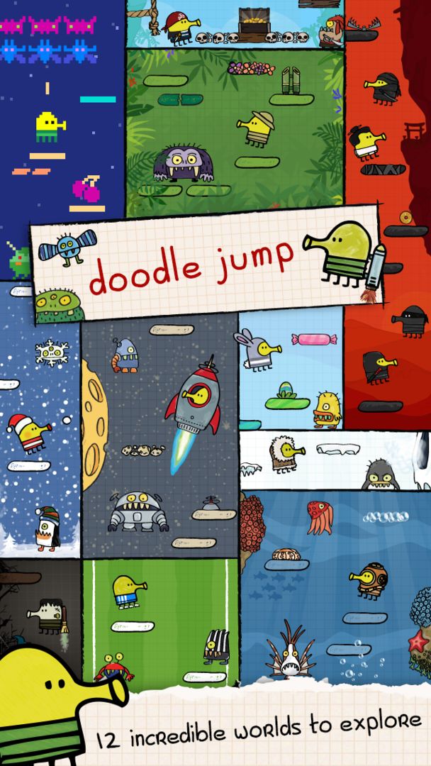 Doodle Jump 게임 스크린 샷