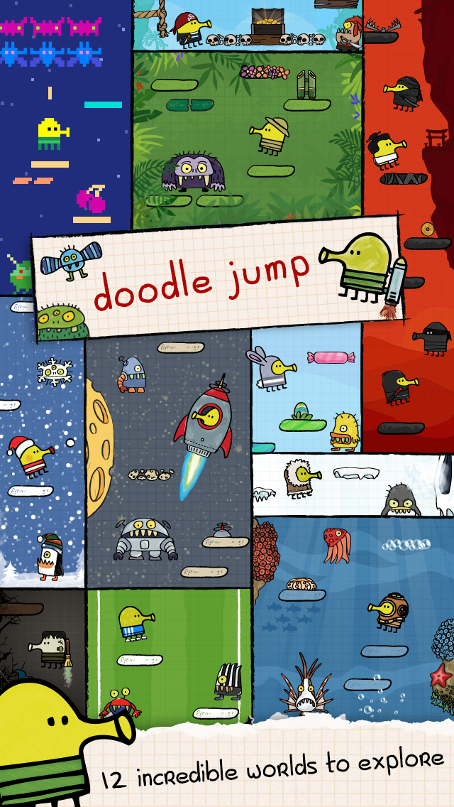 Doodle Jump Game Screenshot