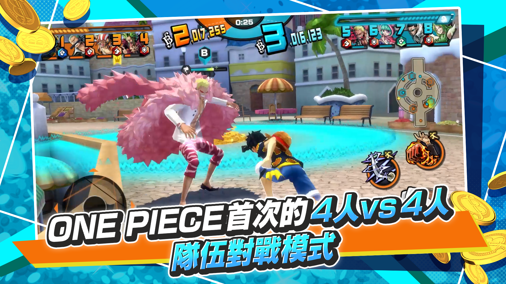 ONE PIECE Bounty Rush 遊戲截圖