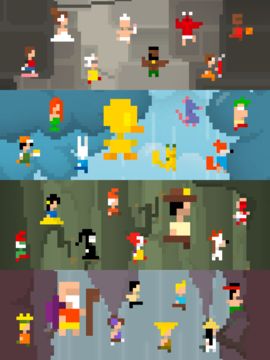 MiniPix Jump Game Screenshot