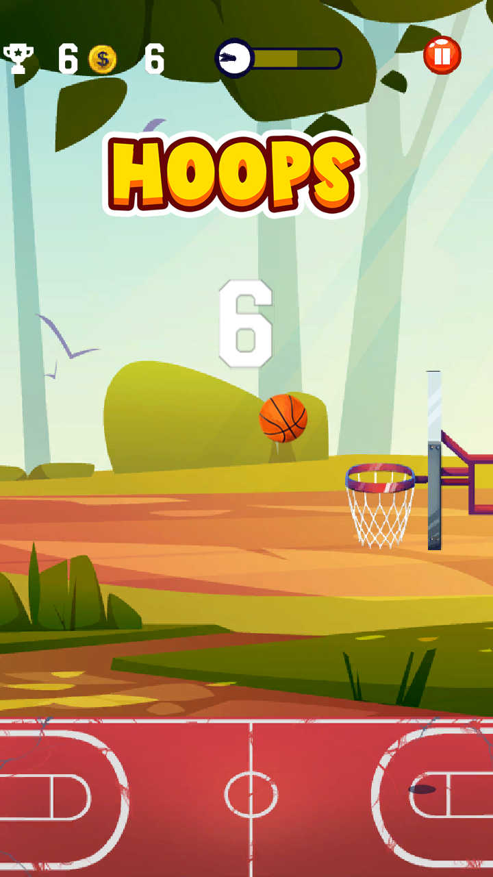 Hoops Game Game Screenshot