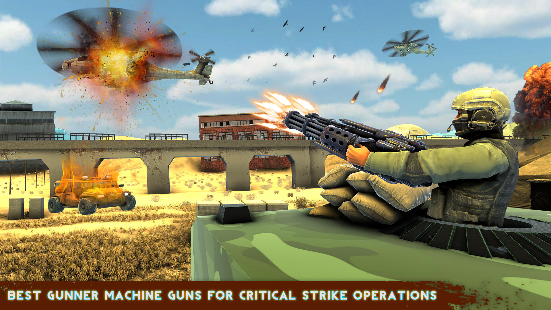 Machine Gun War: Shooting Game Game Screenshot