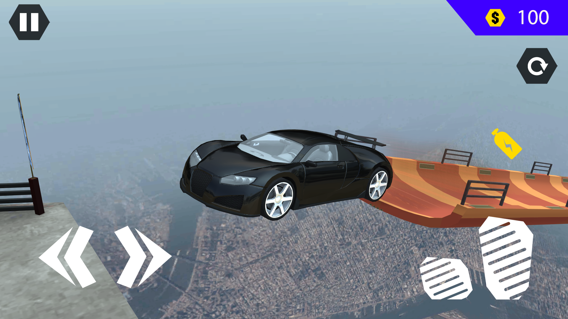 Juegos de Carros - Muscle Car Stunts Mega Ramps - Acrobacias de