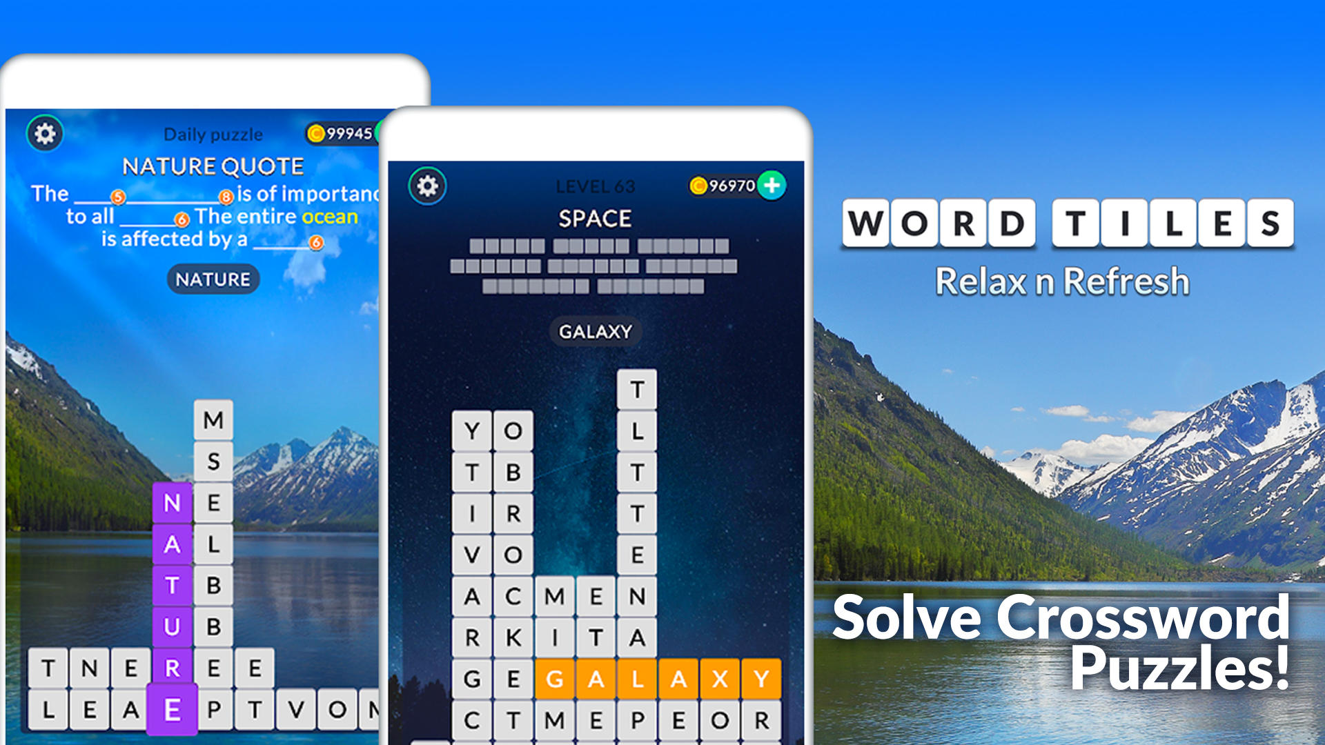 Cuplikan Layar Game Word Tiles: Relax n Refresh