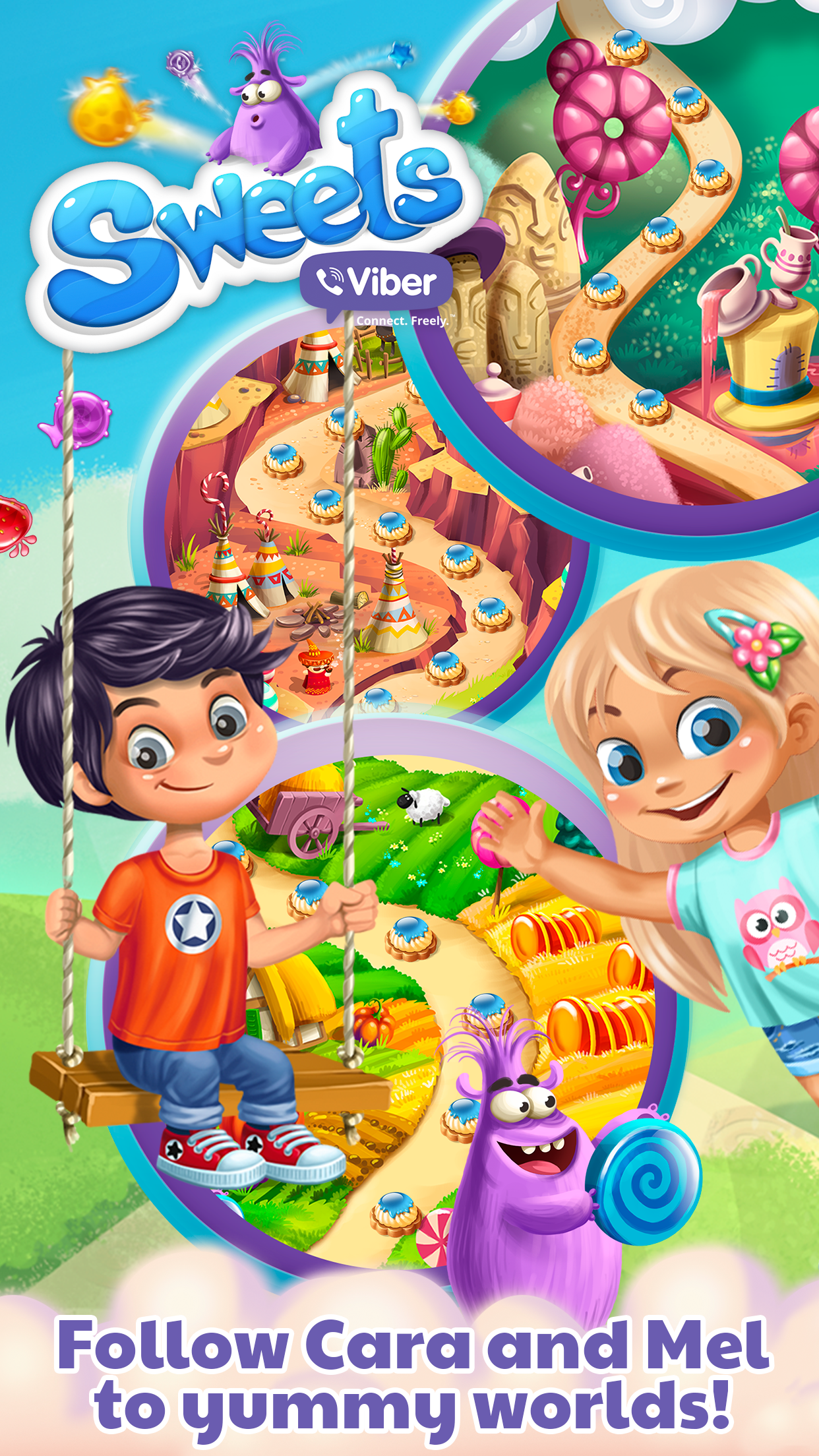 Viber Sweets 게임 스크린샷