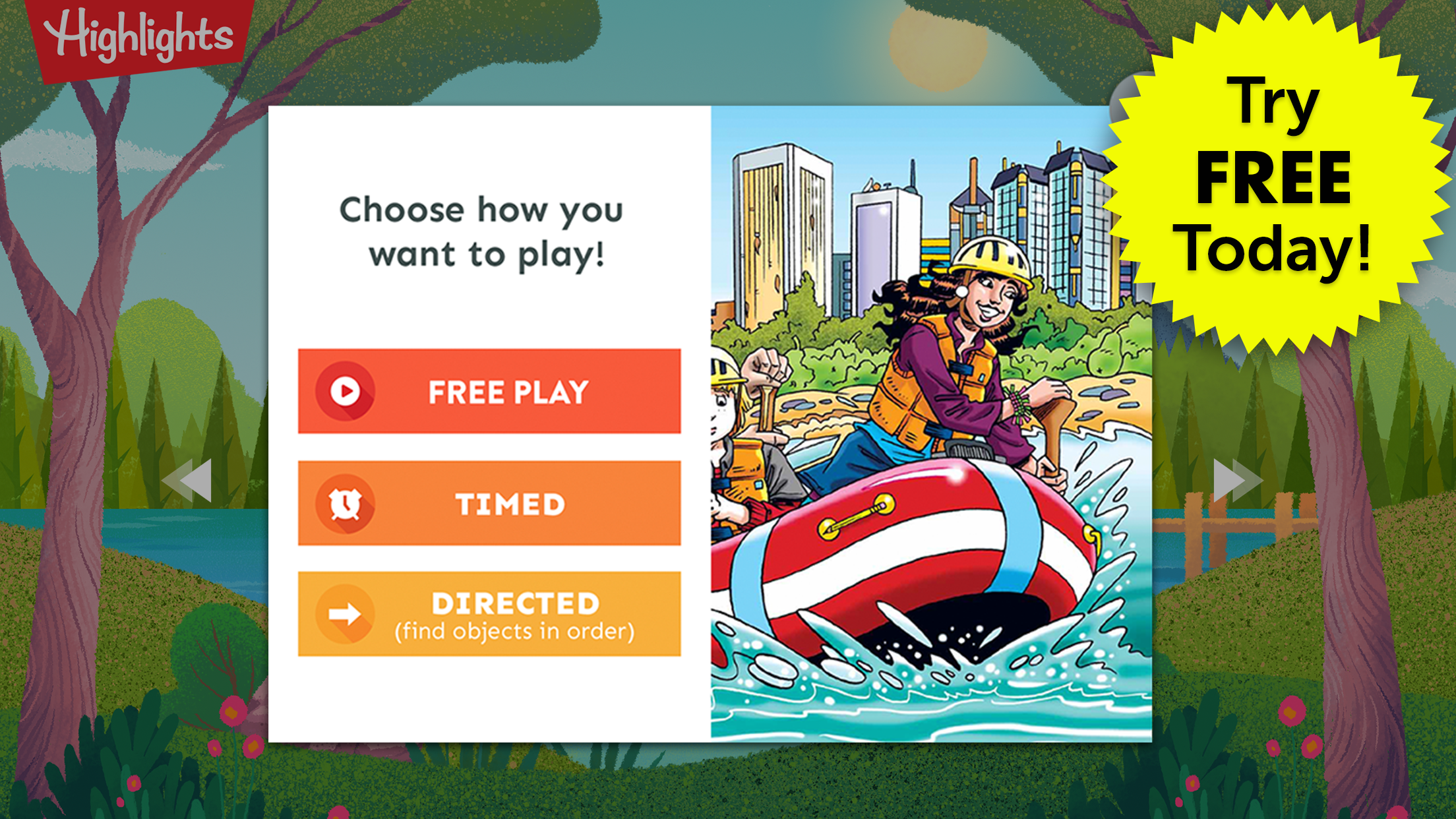 Hidden Pictures Puzzles Game Screenshot