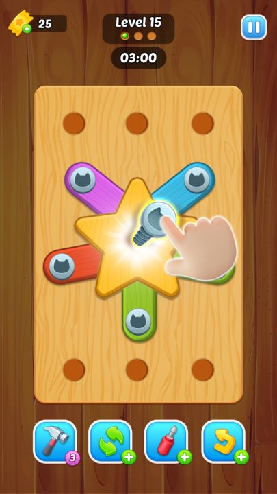 Скриншот игры Screw Rescue: Nuts & Bolt