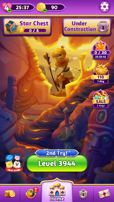 Genies & Gems: Puzzle & Quests Game Screenshot