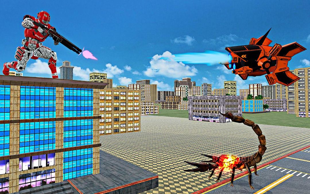 US Police Jet Car Robot Transform Wars ภาพหน้าจอเกม