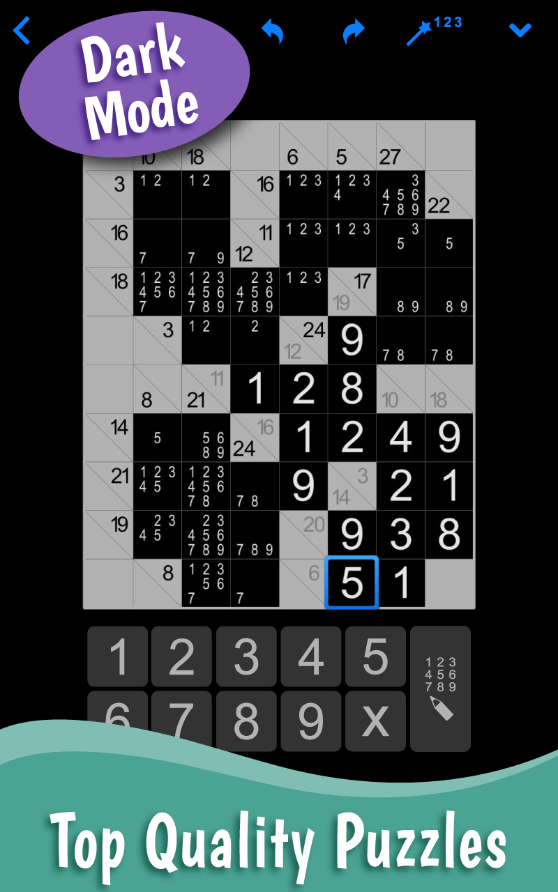 Kakuro: Number Crossword Game Screenshot
